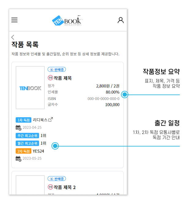 나의 작품 샘플 페이지